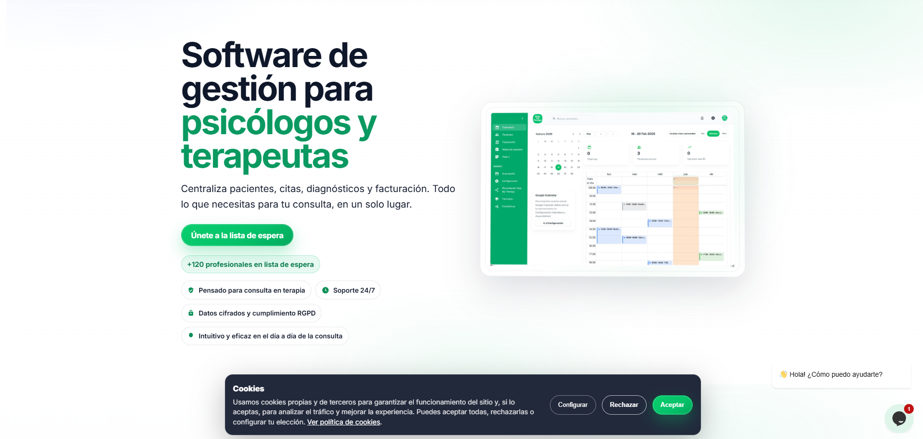 Web para consulta de psicoterapia